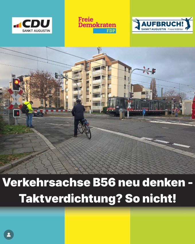 Gemeinsame Haltung zur Taktverdichtung der Stadtbahn