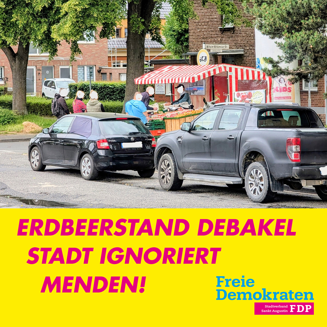 Enttäuschung in Menden: Stadtverwaltung ignoriert Bürgeranliegen zum Erdbeerstand