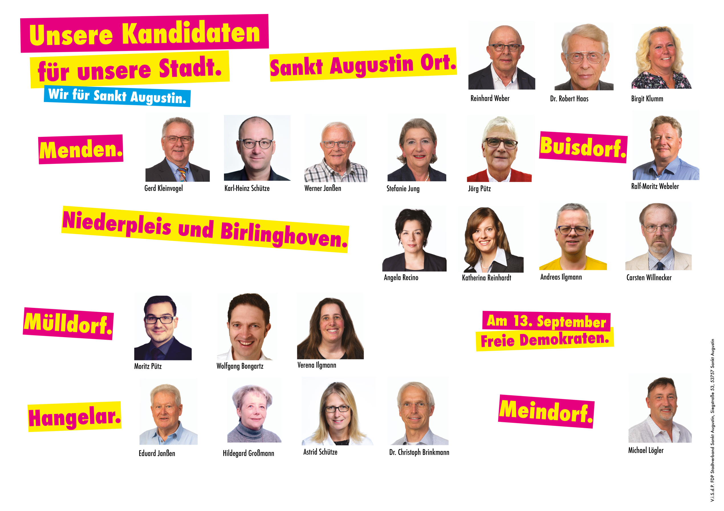 Kandidaten - Kommunalwahlprogramm 2020